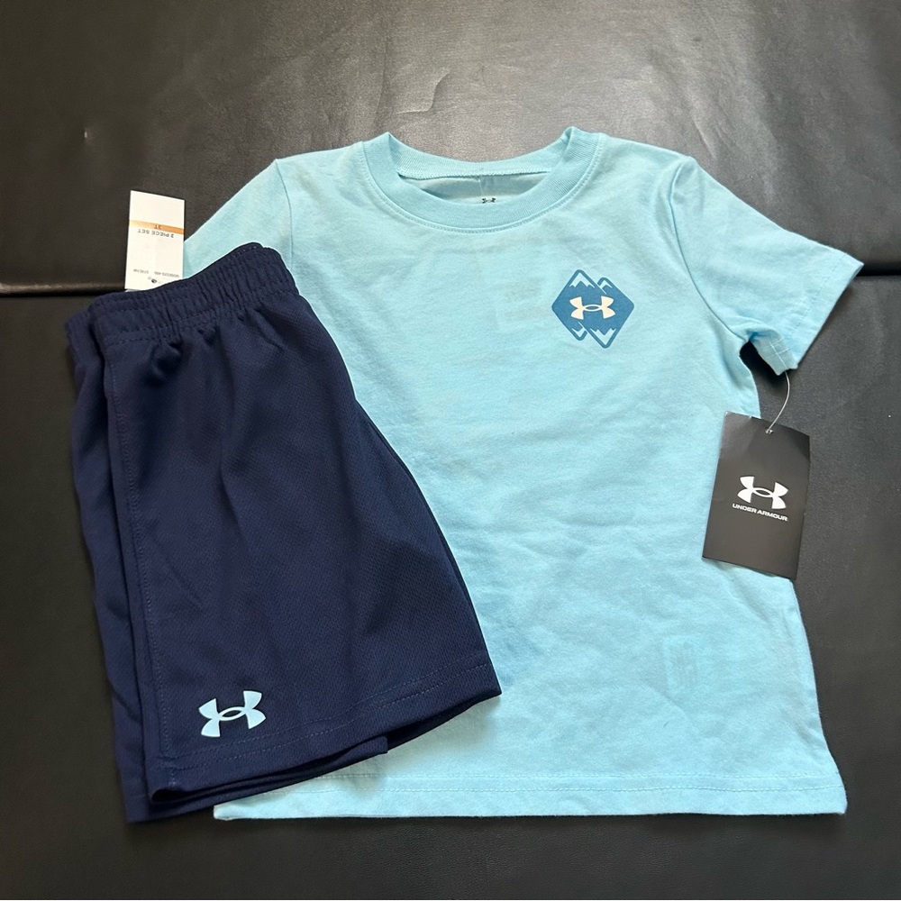 NWT Under Armour Athletic Set Boys Size 3T